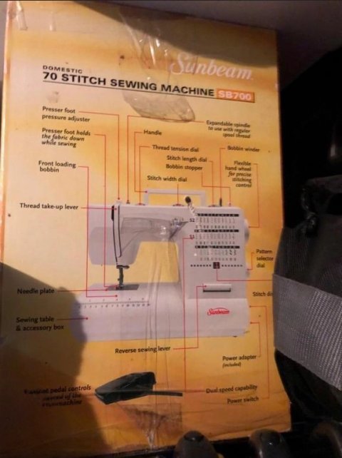 For sale: new multifunctional sewing machine