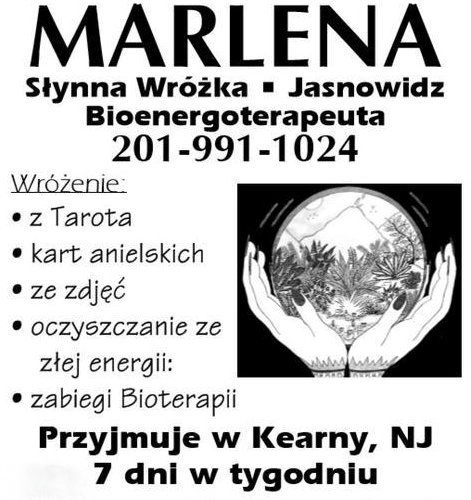 Słynna wróżka Marlena - Tarot, oczyszczanie energii, 30 lat doświadczenia!