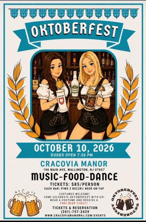 Oktoberfest at Cracovia Manor – October 10, 2026