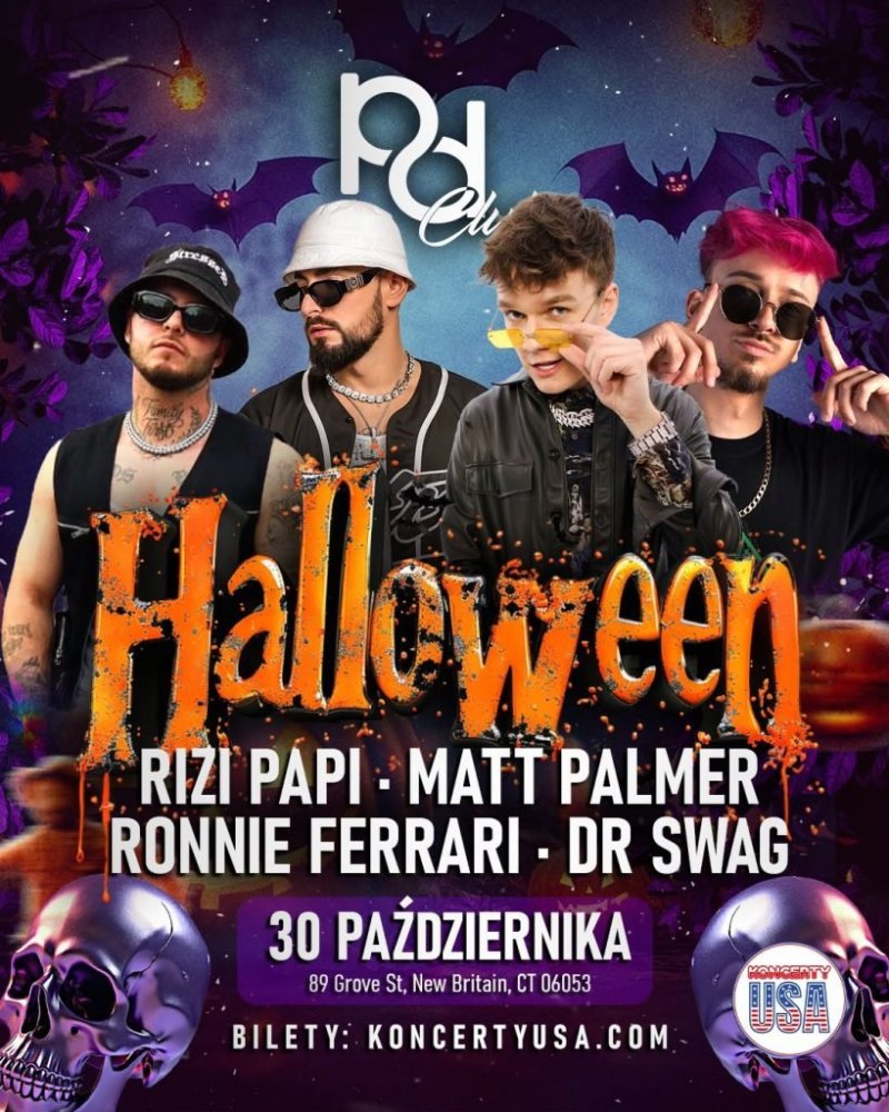 DR SWAG, RONNIE FERRARI, MATT PALMER, RIZI PAPI – koncert w New Britain (CT)