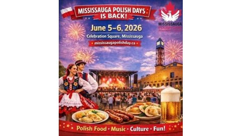 Mississauga Polish Day powraca 5-6 czerwca 2026, Celebration Square, Mississauga