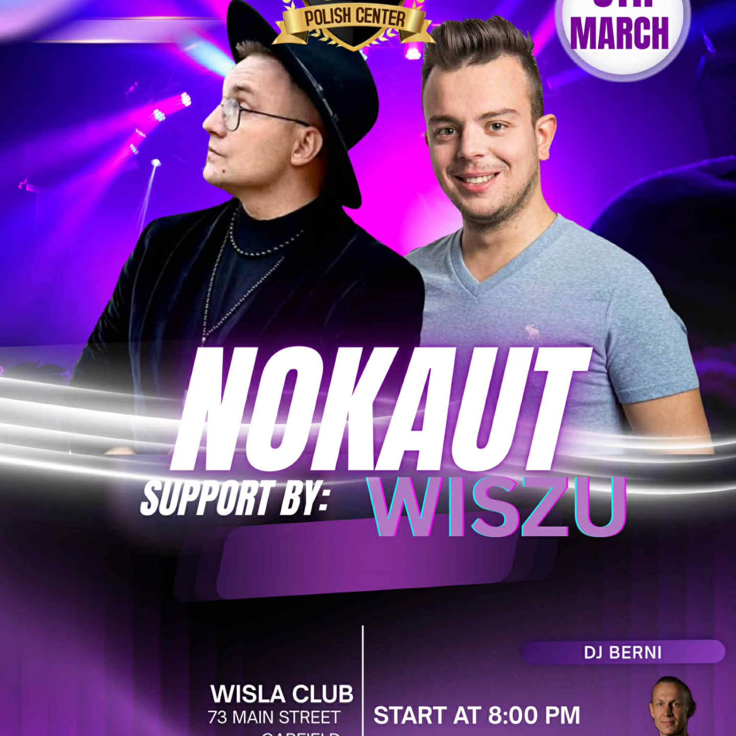 Koncert NOKAUT z supportem WISZU