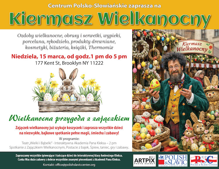 Kiermasz Wielkanocny – Niedziela, 15 marca, godz. 1-5PM, 177 Kent Street