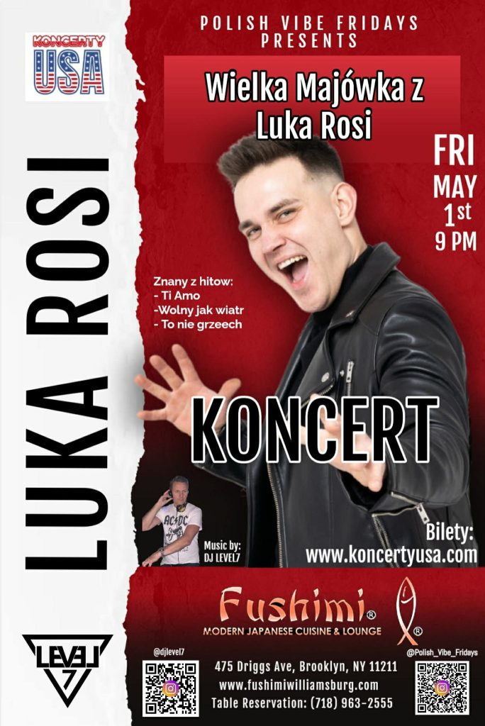 LUKA ROSI – koncert w Nowym Jorku