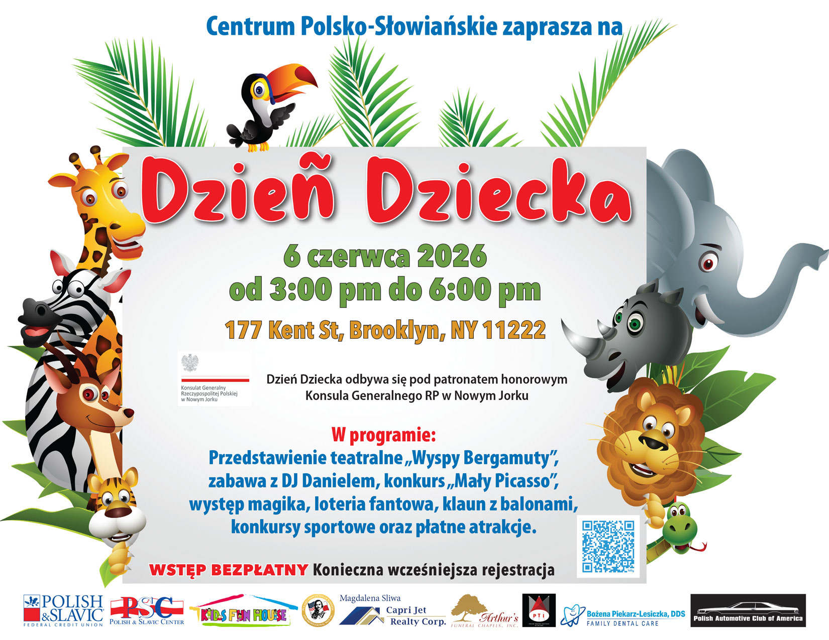 Dzień Dziecka – 6 czerwca, 2026, 3-6pm, 177 Kent St