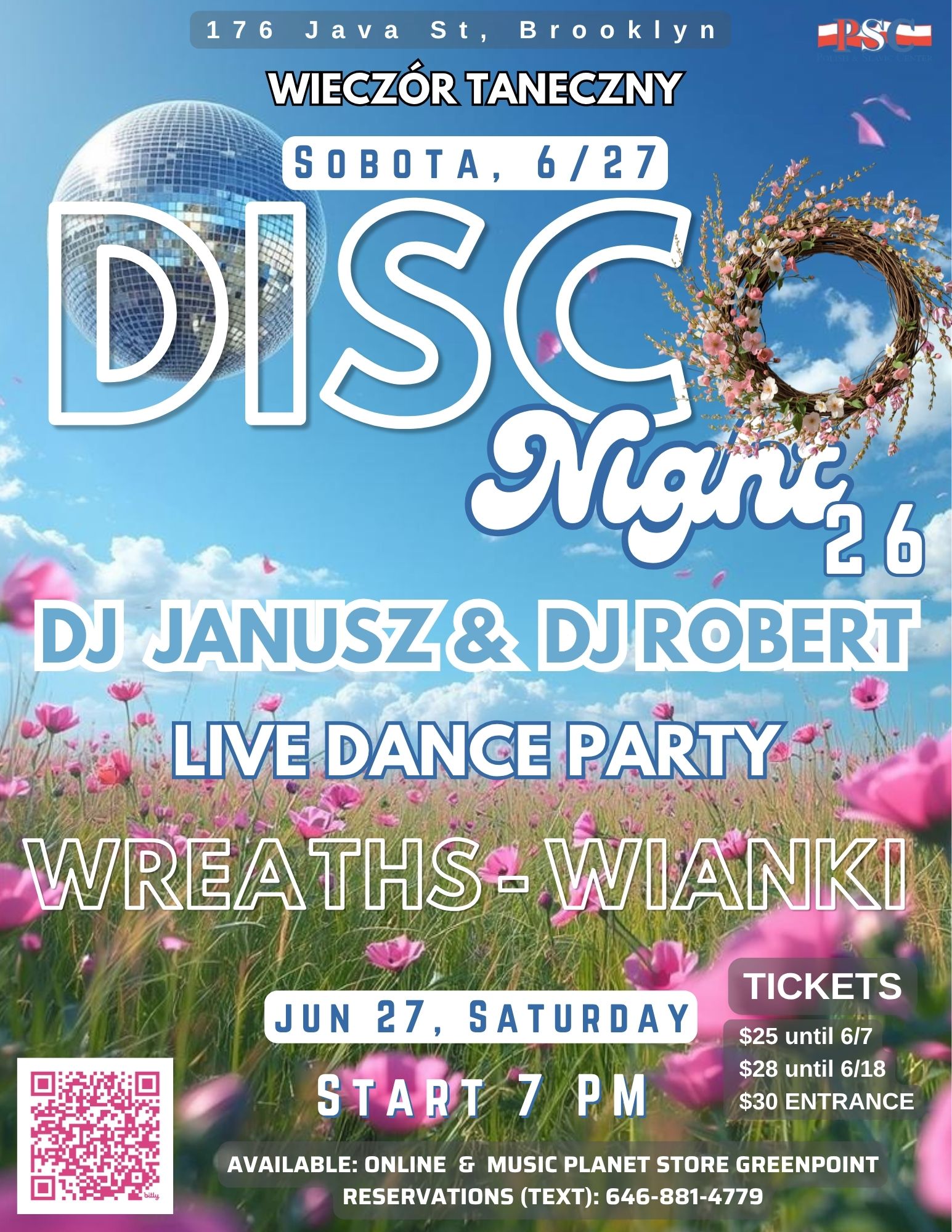 Disco Night 26 – Dance Evening at CPS – June 27, 2026 – We Invite You!