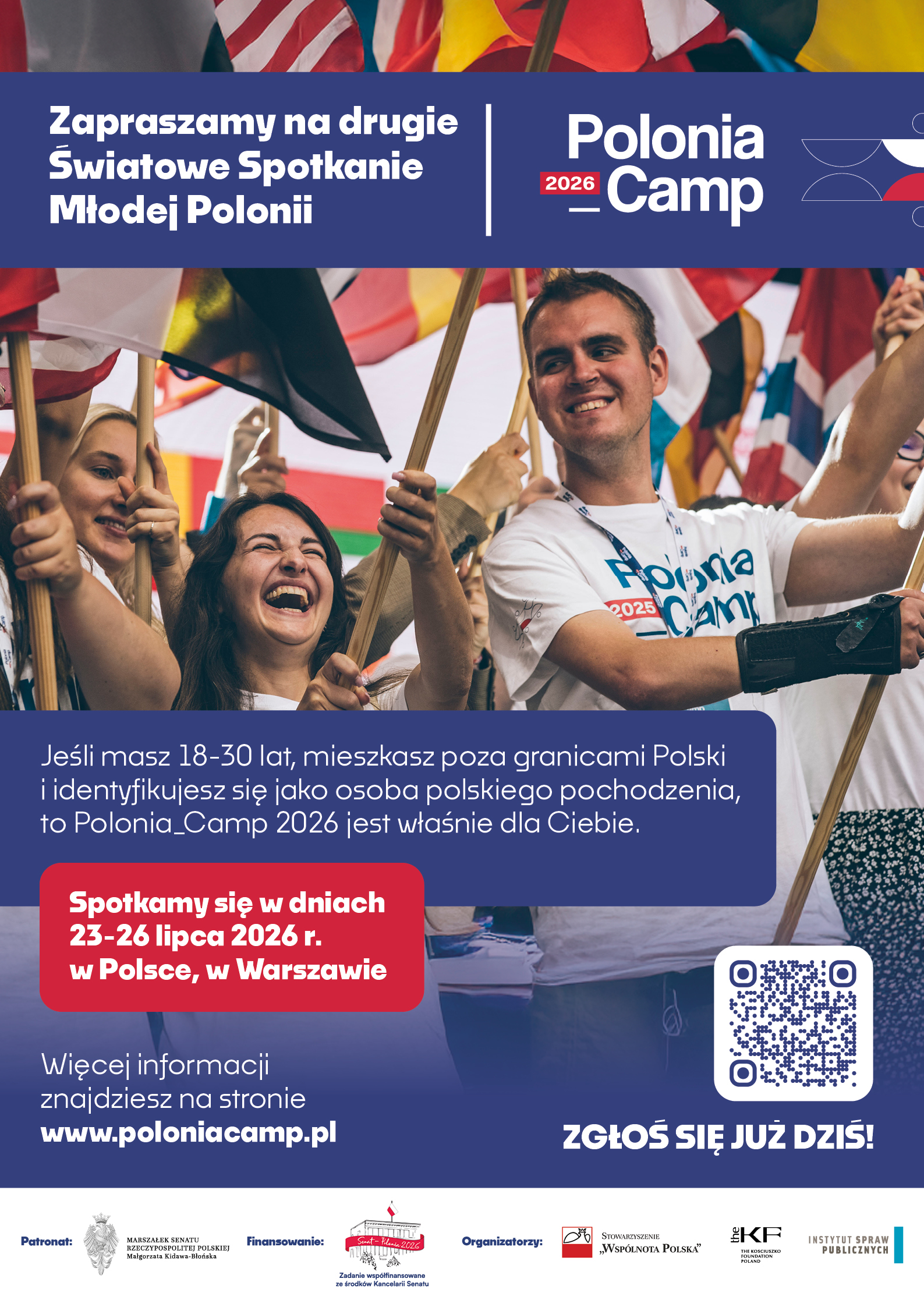 POLONIA_CAMP 2026 - Second edition of the unique meeting of young Polonia in Warsaw: July 23-26